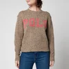 Polo Ralph Lauren Women's Classic Polo Sweatshirt - Tan/Pink Multi - Image 1