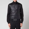 Mackage Men's Collin Bomber Jacket with Quilted Down Front Body - Black - Image 1