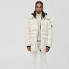 Mackage Men's Kendrick Down Puffer with Removable Hood - Cream - Image 1