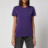 Maison Kitsuné Women's Pixel Fox Head Patch Classic T-Shirt - Purple - Image 1