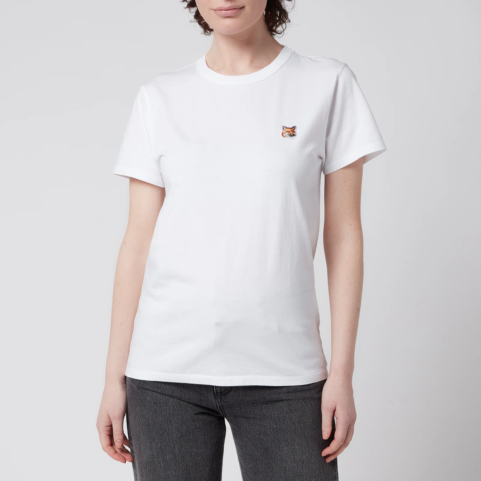 Maison Kitsuné Fox Motif Cotton-Jersey T-Shirt Image 1