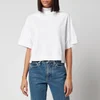 Maison Kitsuné Women's Cropped T-Shirt - White - Image 1
