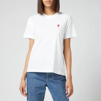 AMI Women's De Coeur T Shirt - White