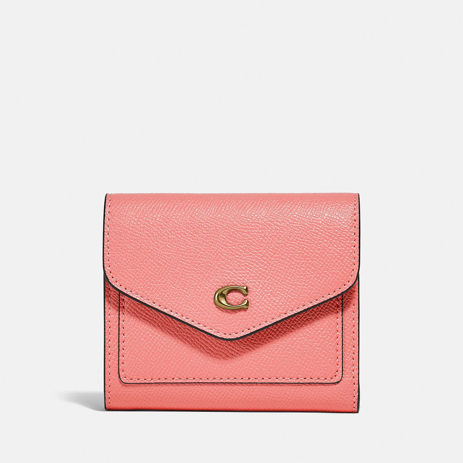 Coach Women's Crossgrain Leather Wyn Small Wallet - Candy Pink Image 1