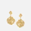 Joanna Laura Constantine Women's Feminine Double Face Waves Pave Earrings - Gold - Image 1