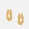 Joanna Laura Constantine Women's Mini Waves Hoops With Pearl - Gold - Image 1