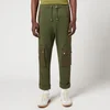 Balmain Men's Cargo Sweatpants - Khaki - Image 1