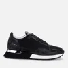 MALLET Men's Popham Camo Print Leather Running Style Trainers - Black - Image 1