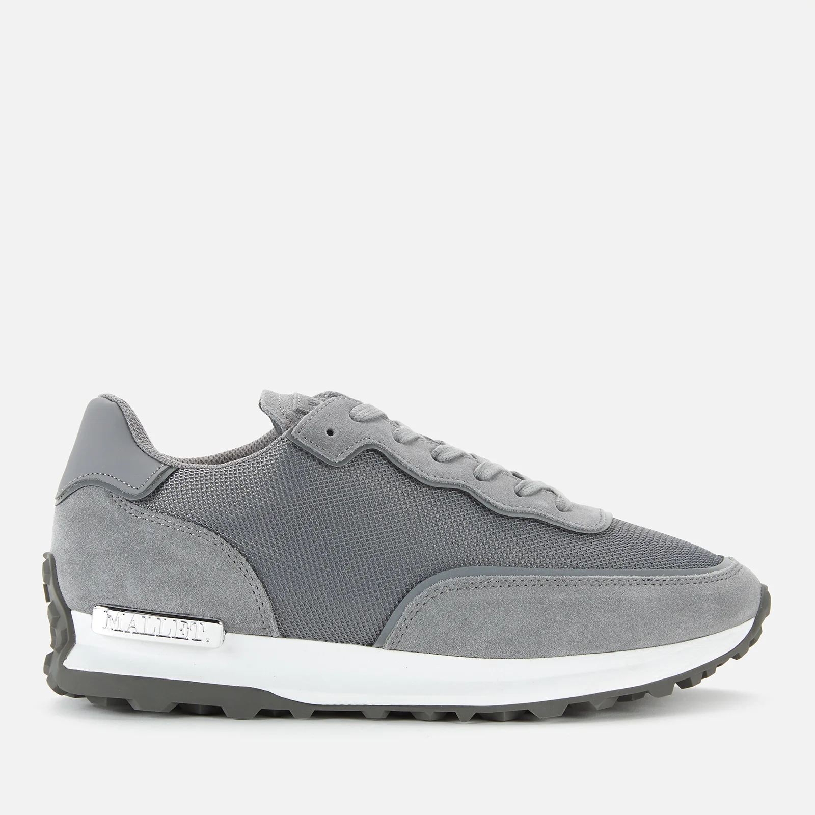 MALLET Men's Caledonian Mesh Running Style Trainers - Grey Image 1
