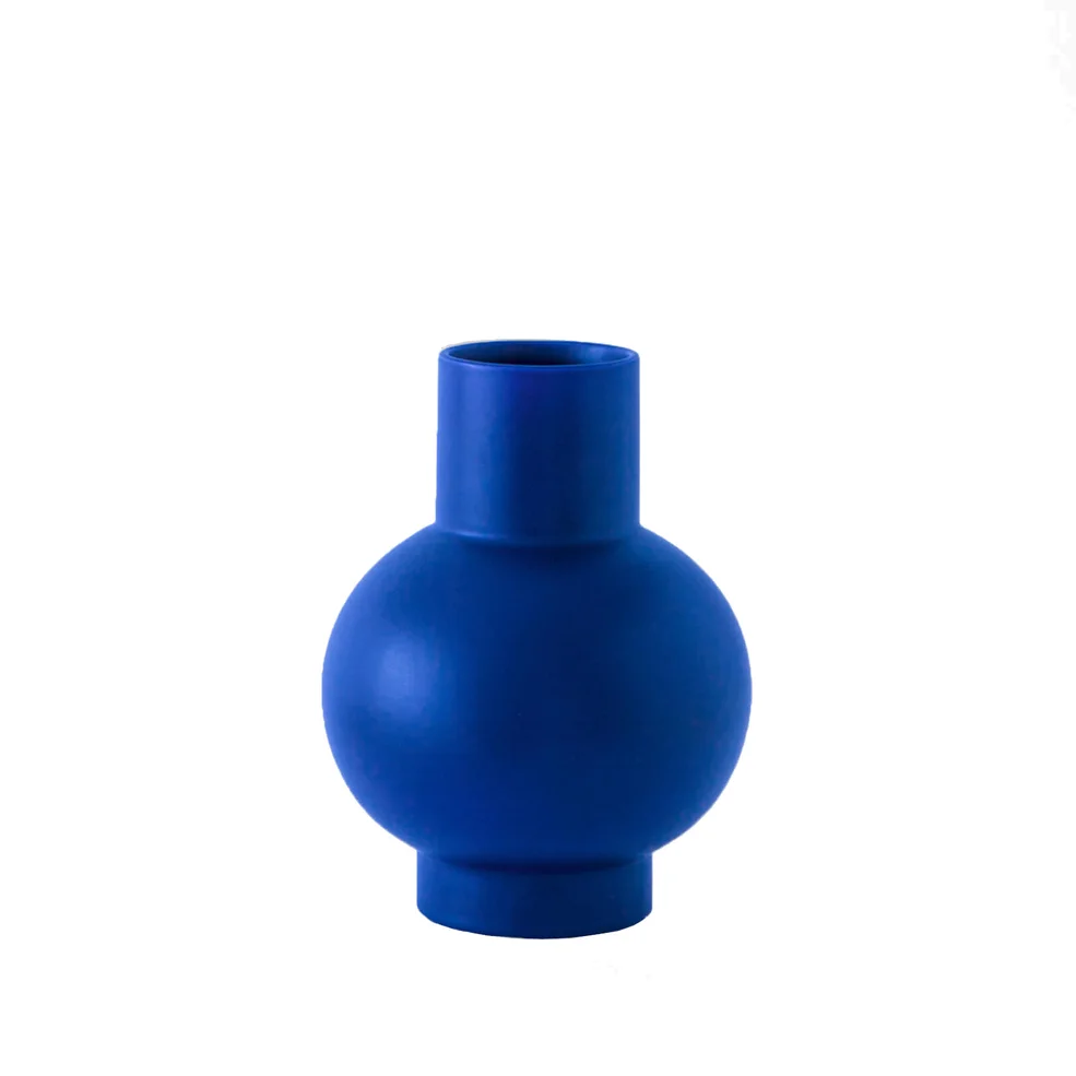 Raawii Strøm Vase - Horizon Blue - Large Image 1
