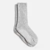 ESPA Home Cashmere Ribbed Knit Socks - Silver - Image 1