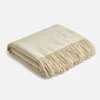 ESPA Home Wool Throw - Cream - Image 1