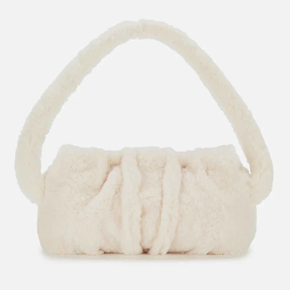 Elleme Women's Vague Teddy Shearling Shoulder Bag - Cream Image 1