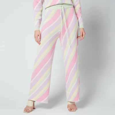Olivia Rubin Women's Isobel Trousers - Multi Pastel Stripe