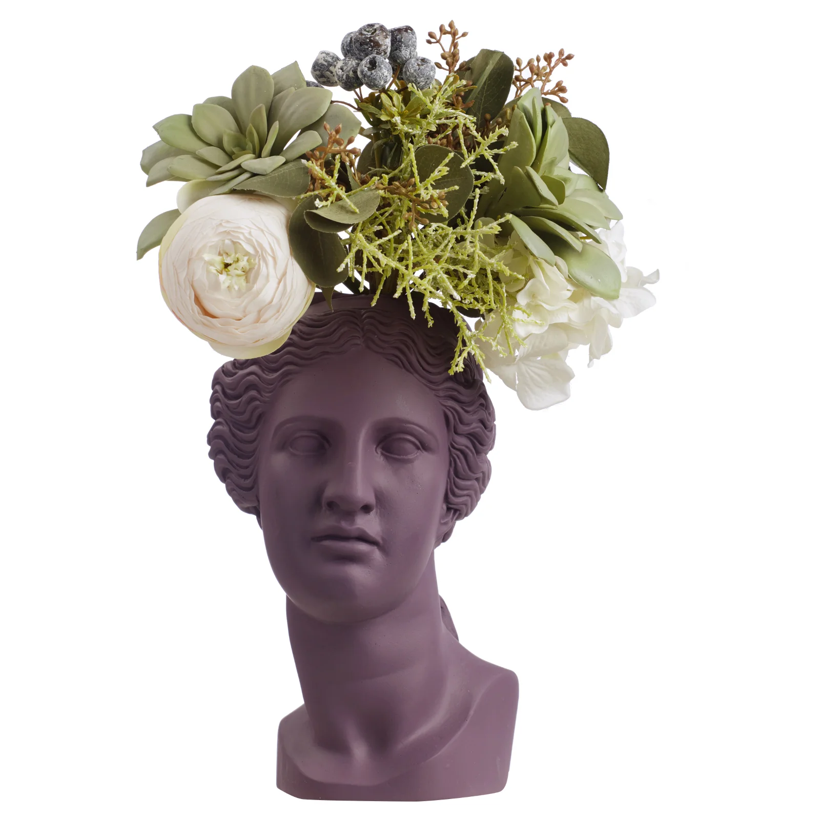 Sophia Enjoy Thinking Venus Head Vase - Byzantine Image 1