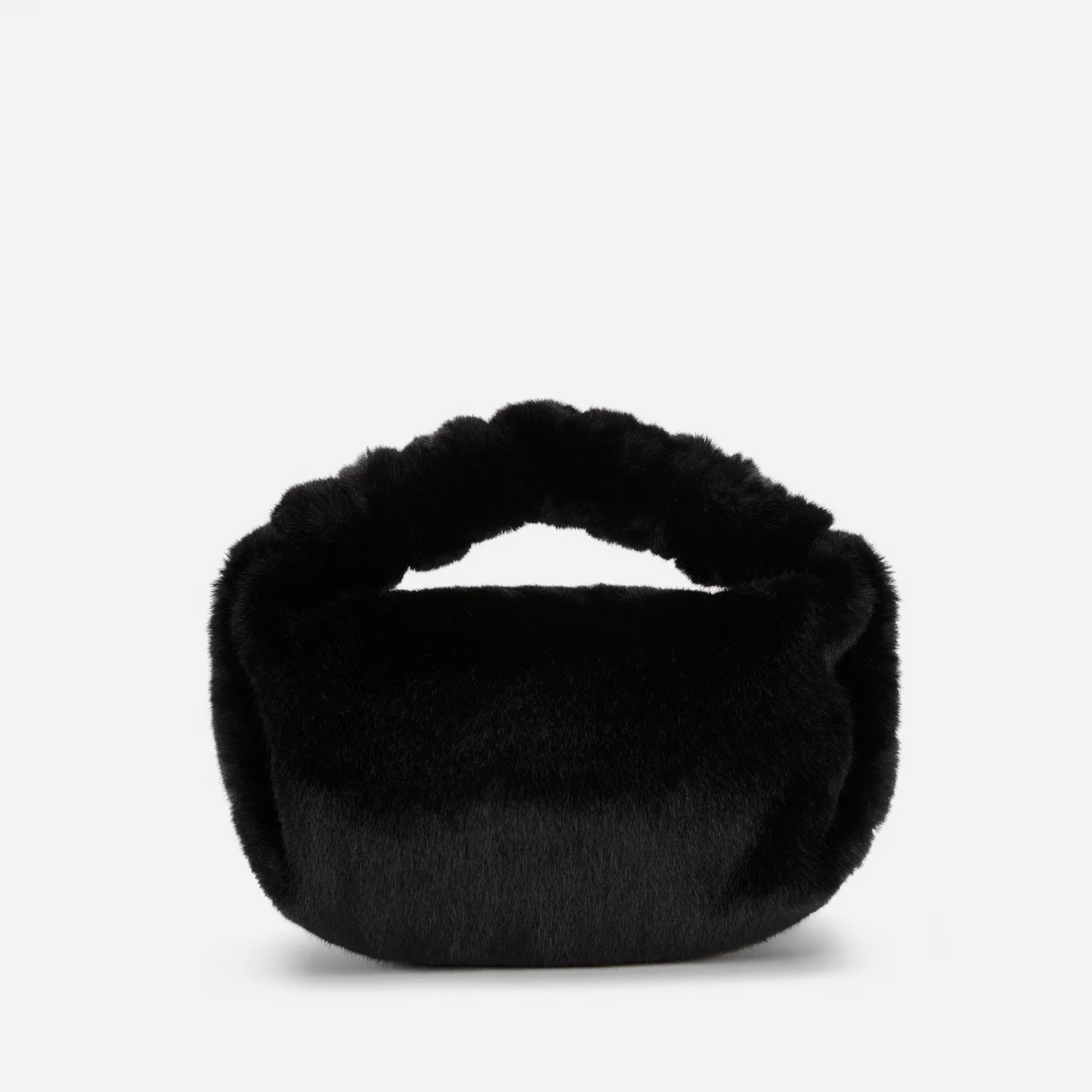 Alexander Wang Women's Faux Fur Scrunchie Small Bag - Black Image 1