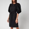See By Chloé Women's Cotton Poplin Puff Sleeve Dress - Black - Image 1