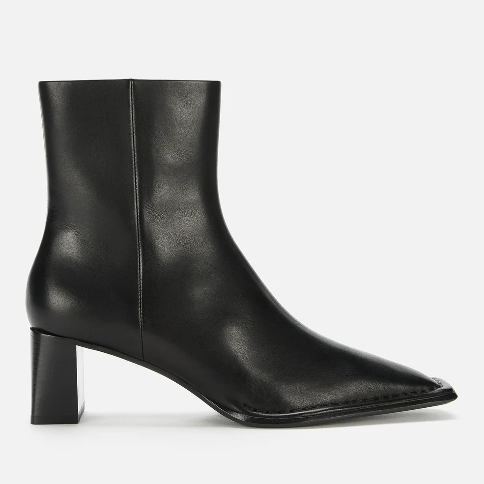 Alexander Wang Women's Aldrich 55 Leather Heeled Ankle Boots - Black Image 1