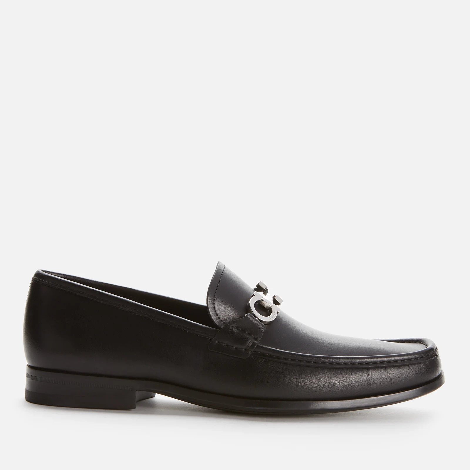 Salvatore Ferragamo Men's Chris Leather Loafers - Black Image 1