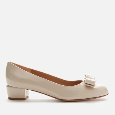 Salvatore Ferragamo Women's Vara 1 Heeled Shoes - White
