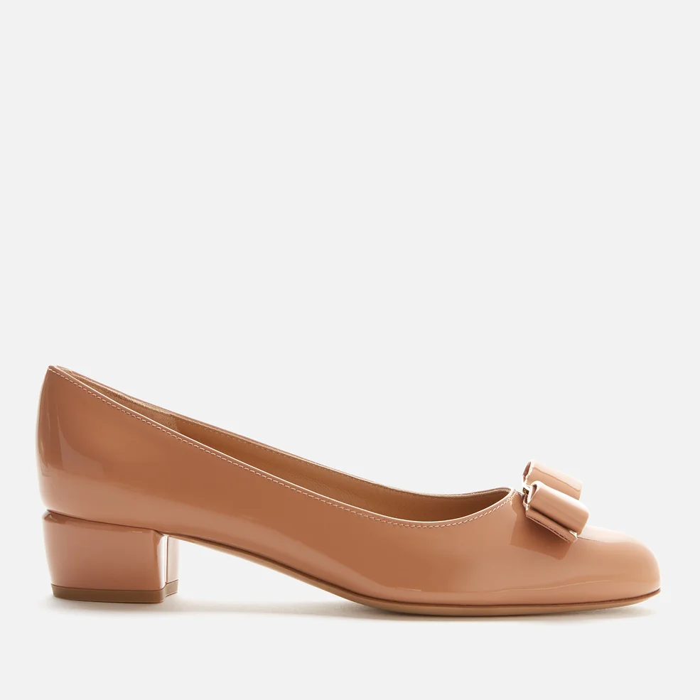 Salvatore Ferragamo Women's Vara 1 Heeled Shoes - Pink Image 1