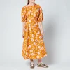 Stine Goya Women's Aubrie Midi Dress - Euphoria Orange - Image 1