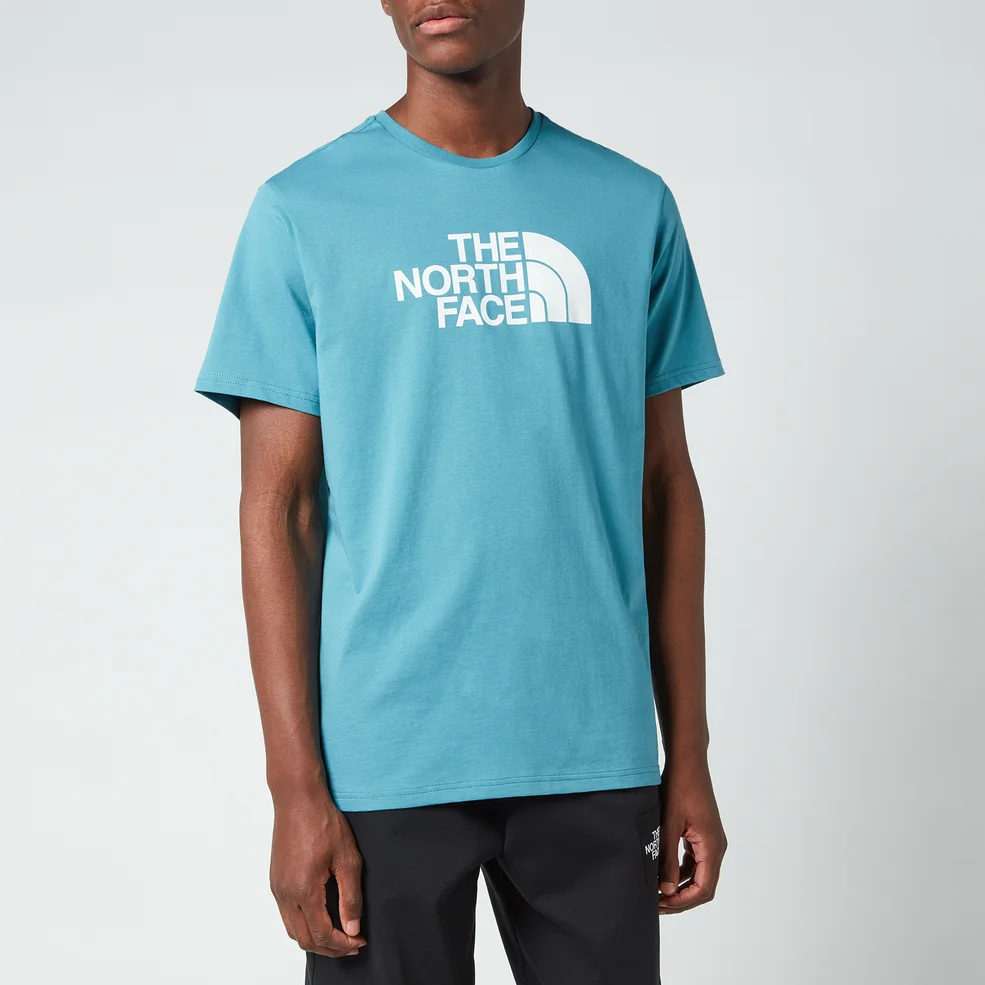 The North Face Men's Easy T-Shirt - Storm Blue/TNF White Image 1