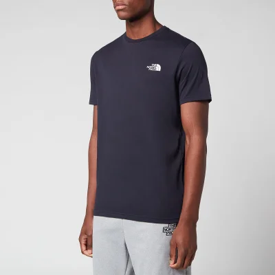 The North Face Men's Simple Dome T-Shirt - Aviator Navy/TNF White