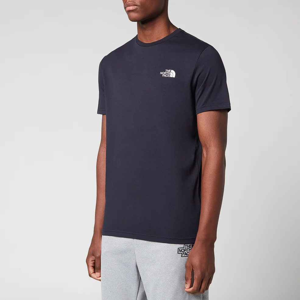 The North Face Men's Simple Dome T-Shirt - Aviator Navy/TNF White Image 1