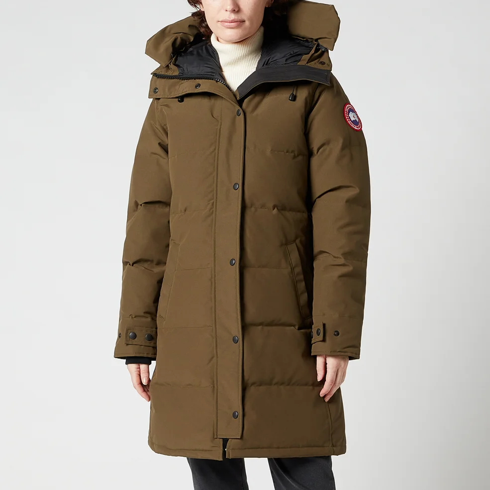 Canada Goose Women's Shelburne Parka - Notched Brim - Military Green Image 1