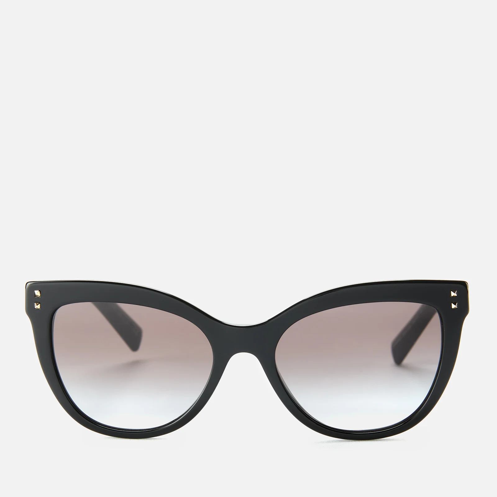 Valentino Women's Allure Acetate Stud Sunglasses - Black Image 1