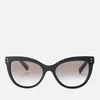 Valentino Women's Allure Acetate Stud Sunglasses - Black - Image 1