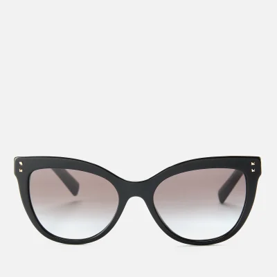 Valentino Women's Allure Acetate Stud Sunglasses - Black