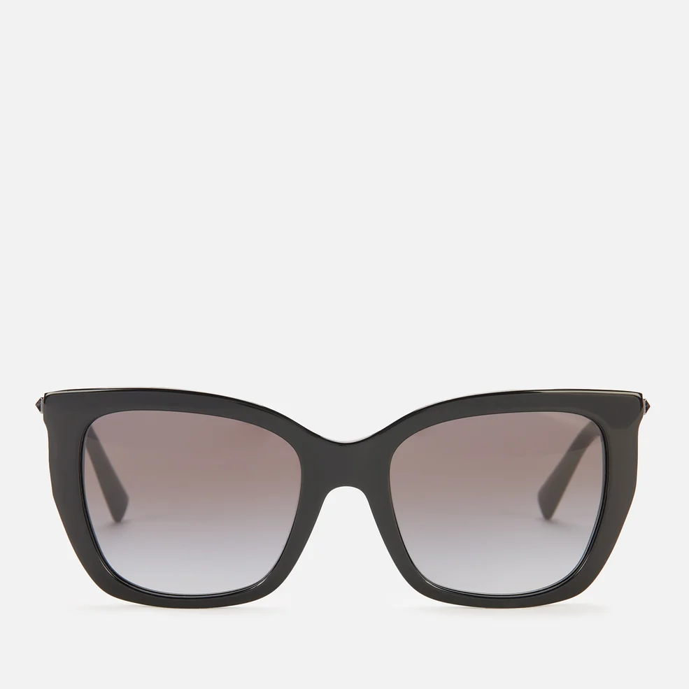 Valentino Women's Legacy Acetate Sunglasses - Black Image 1