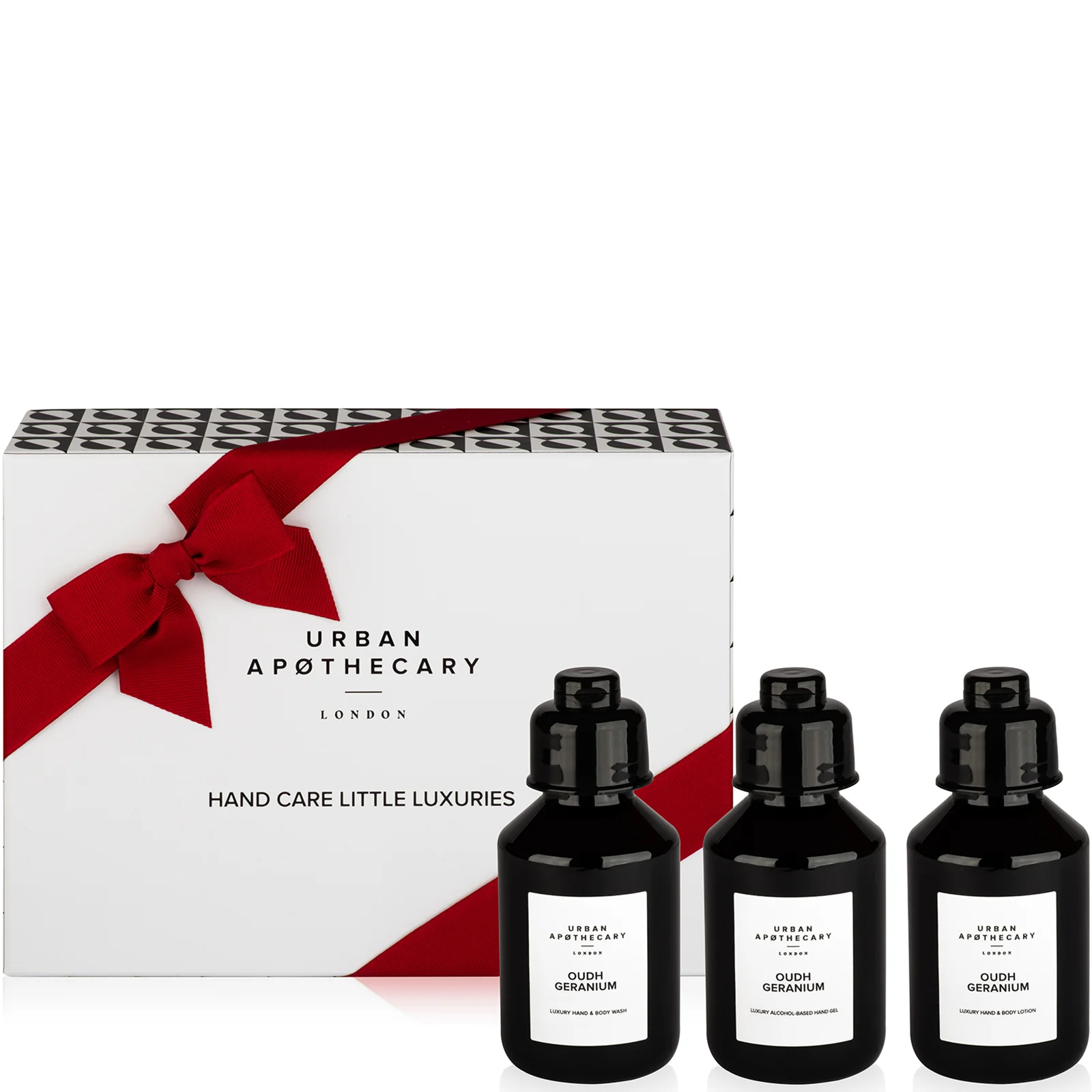Urban Apothecary Oudh Geranium Hand Care Little Luxuries Gift Set (3 pieces) Image 1