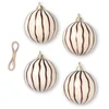 Ferm Living Glass Baubles - Set of 4 - Red Brown - Image 1
