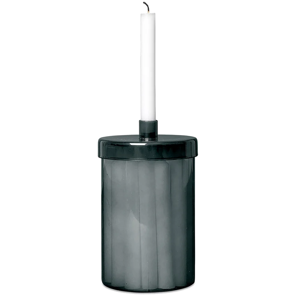 Ferm Living Countdown to Christmas Candle - Smoked Grey Image 1