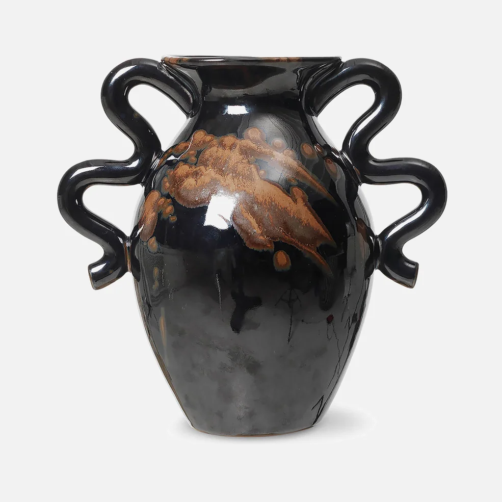 Ferm Living Verso Table Vase - Black Image 1