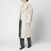Stand Studio Women's Maria Faux Fur Soft Teddy Coat - Ecru - Image 1
