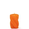 anna + nina Blunt Twisted Candle Short Orange - Image 1