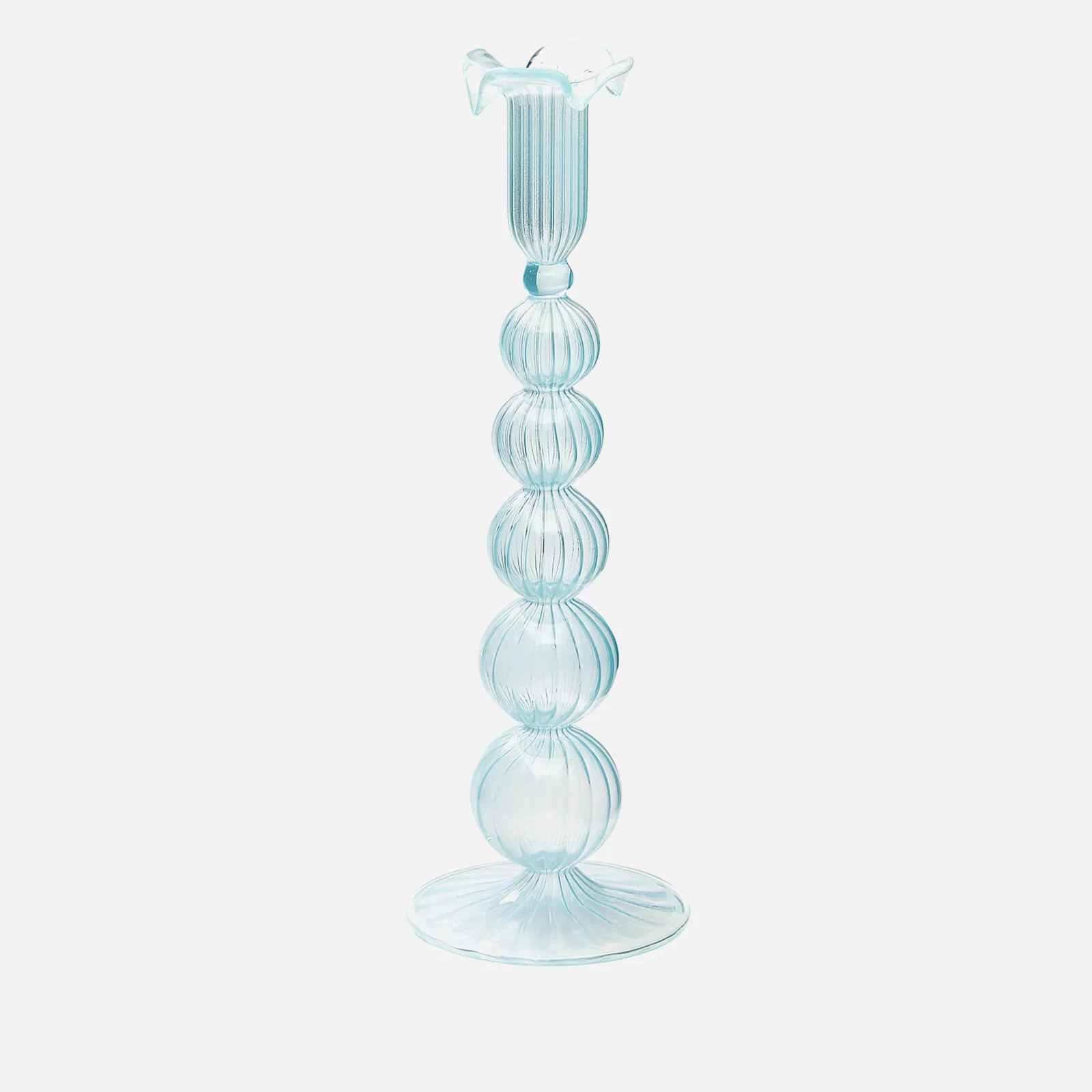 anna + nina Cloudy Glass Candle Holder Image 1