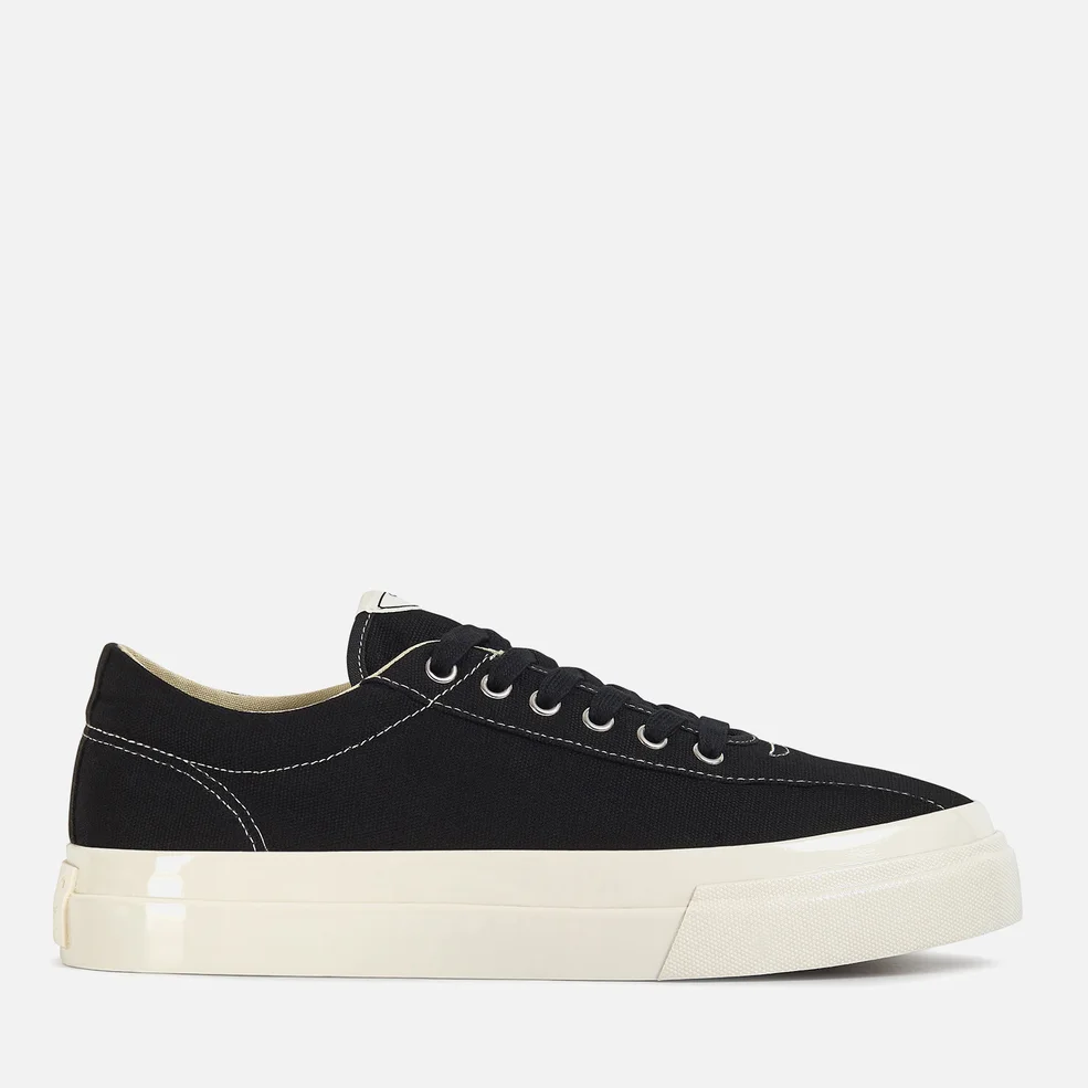 Stepney Workers Club 's Dellow Canvas Trainers - Black Image 1