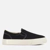 Stepney Workers Club 's Lister Canvas Slip-On Trainers - Black - Image 1