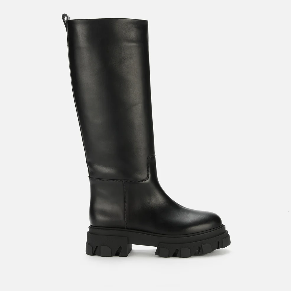 GIA BORGHINI X Pernille Women's Leather Combat Boots - Black Image 1