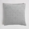 ïn home Cotton Velvet Cushion - Silver - 50x50cm - Image 1