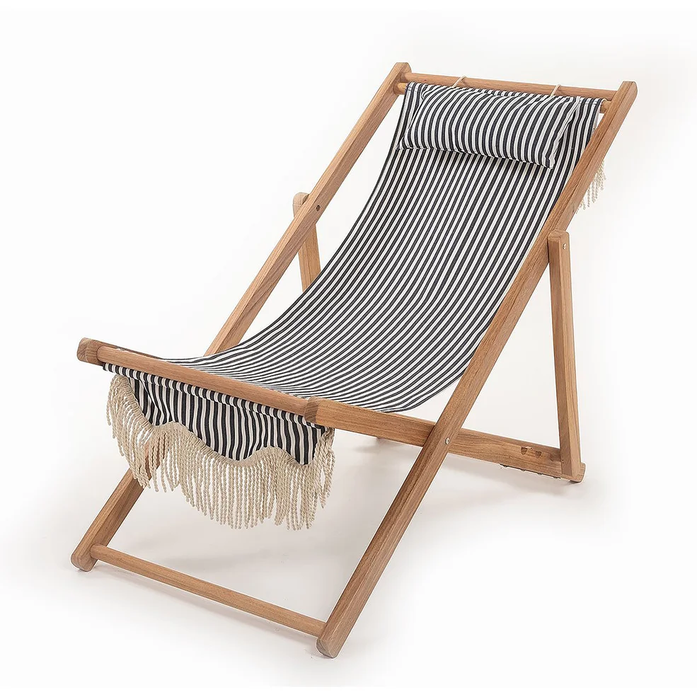 Business & Pleasure Sling Chair - Lauren's Navy Stripe Image 1