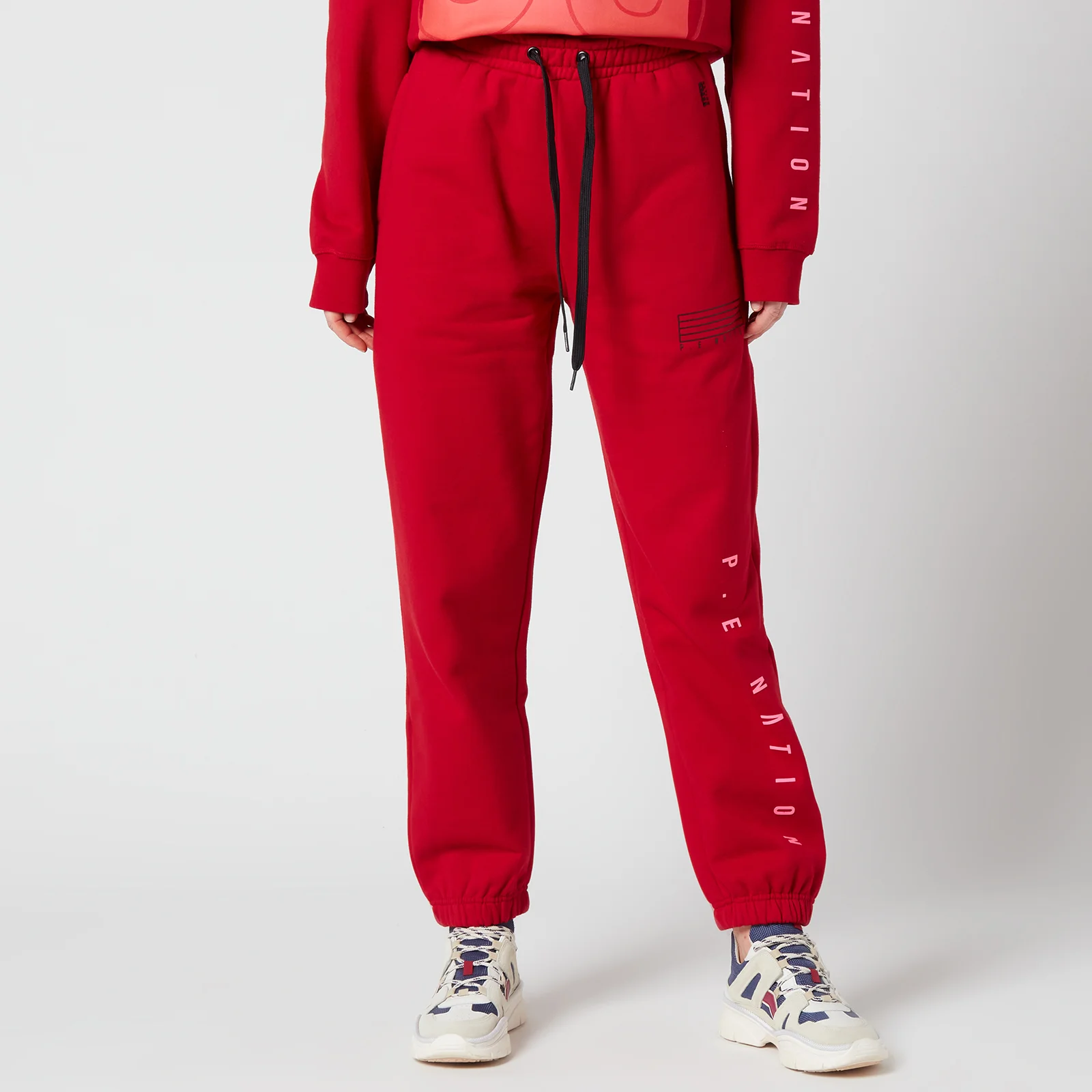 P.E Nation Women's Courtside Trackpants - Chilli Pepper Red Image 1