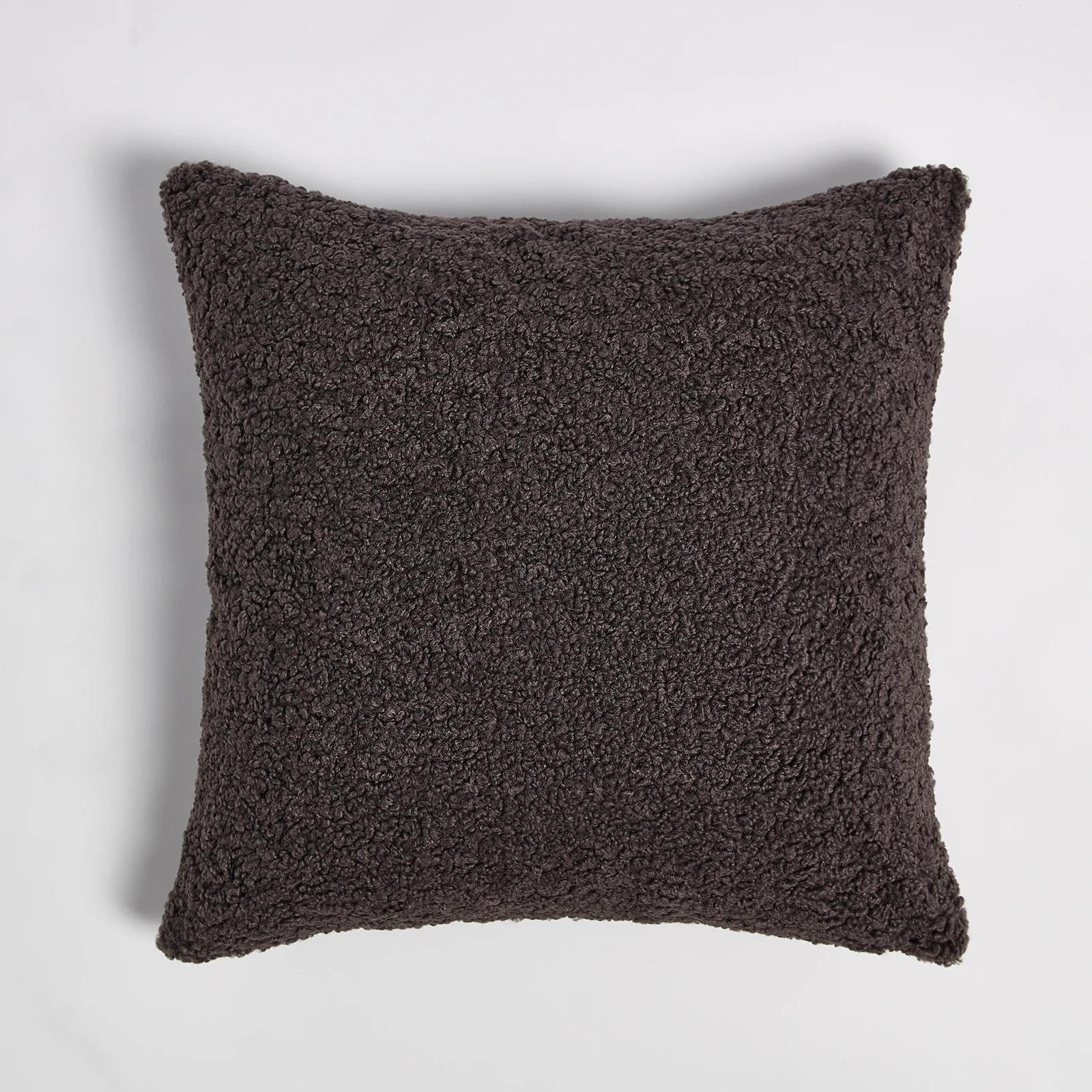 ïn home Faux Sheep Skin Cushion - Charcoal - 50x50cm Image 1
