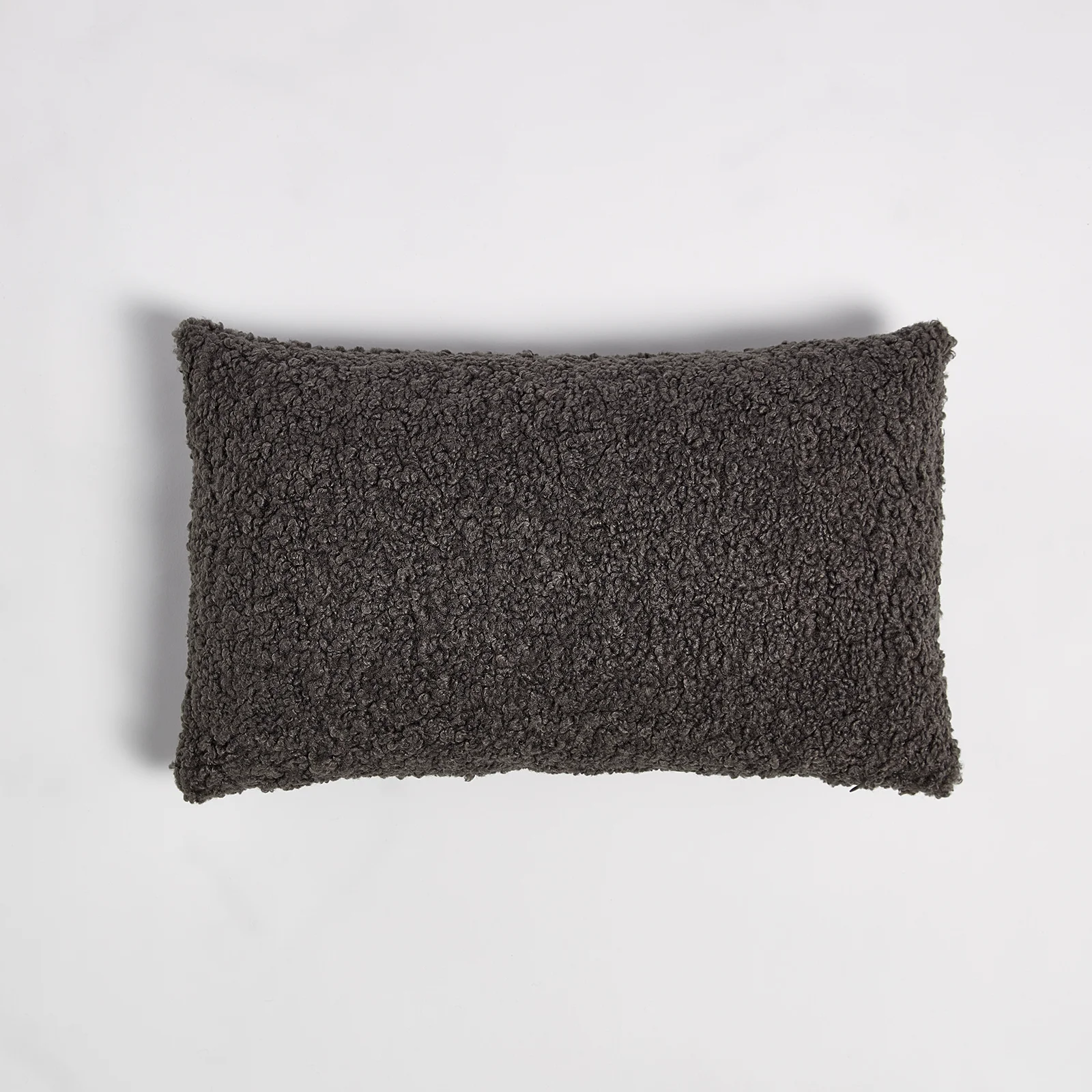 ïn home Faux Sheep Skin Cushion - Charcoal - 30x50cm Image 1