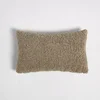 ïn home Faux Sheep Skin Cushion - Light Brown - 30x50cm - Image 1